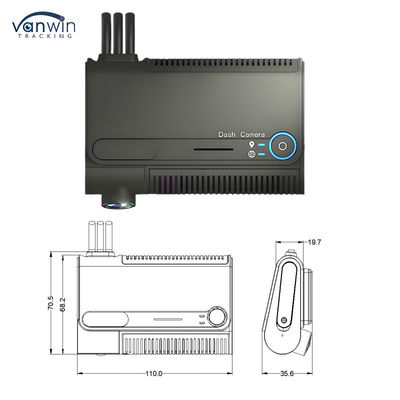 Grabación de vídeo Wifi AHD inteligente 4G MDVR híbrido 4CH cámara de vehículo IPC CMSV6 aplicación de control remoto coche caja negra
