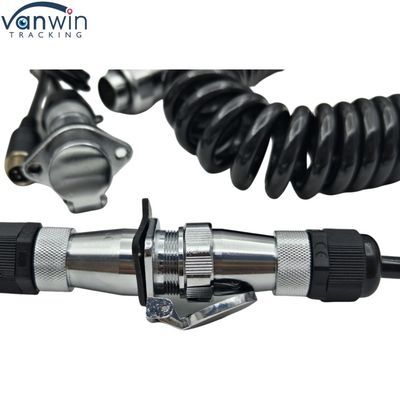 Cable de remolque a prueba de agua de 4 pines 12V cámara de cable electrónico para camión doble autobús tractor cámaras de visión trasera
