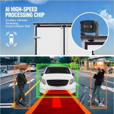 Algoritmo incorporado de detección de puntos ciegos cámara BSD ayuda de marcha atrás para automóviles detección de vehículos peatonales alarma acústica