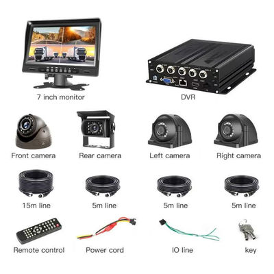 1080P 4CH DVR móvil con 4G SIM WiFi GPS Video Vehículo Camión CCTV Sistema de cámara DVR