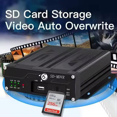 1080P 4CH DVR móvil con 4G SIM WiFi GPS Video Vehículo Camión CCTV Sistema de cámara DVR