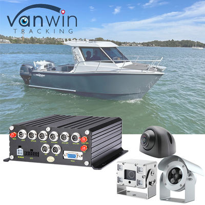 Grabadora de video móvil digital MNVR de 6 canales HDD SSD NVR móvil con 3G 4G GPS para embarcaciones de bombeo de arena