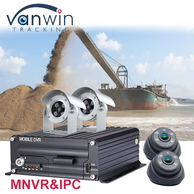 6CH IPC NVR 4G GPS 6 Canal Red MNVR para la minería de oro río de arena de bombeo de barco de aspiración de chorro de dragado