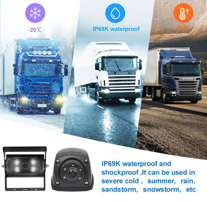 1080P 4CH MDVR cámara impermeable 7 pulgadas monitor grabador 4G GPS cámara de respaldo inversa vehículo autobús camión coche ayuda de marcha atrás