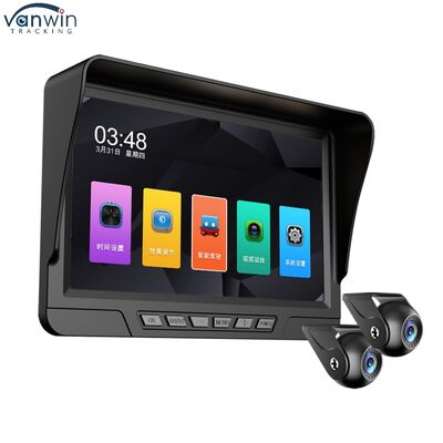 Grabadora de video para automóvil con sistema BSD de 7 pulgadas, sistema de marcha atrás con vista trasera, DVR para camiones, cámara de tablero, DVR de estacionamiento delantero y trasero para camiones