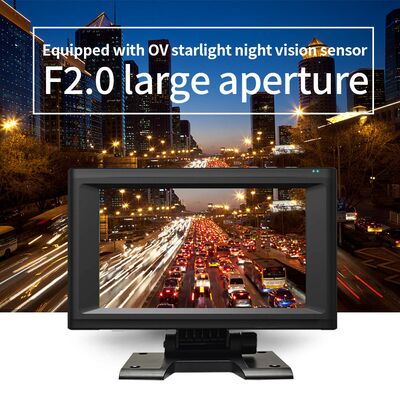 Grabadora de video con pantalla táctil de 7 pulgadas AI MDVR con sistema de monitoreo panorámico de cuatro canales y detección de puntos ciegos