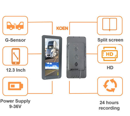 Espejo retrovisor profesional de primera generación con visión nocturna