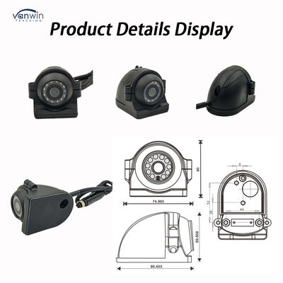 24V 4CH AI Dash Cam Kit Cámara de seguridad de vehículos DVR con DMS ADAS BSD Cámara lateral para camión / autobús