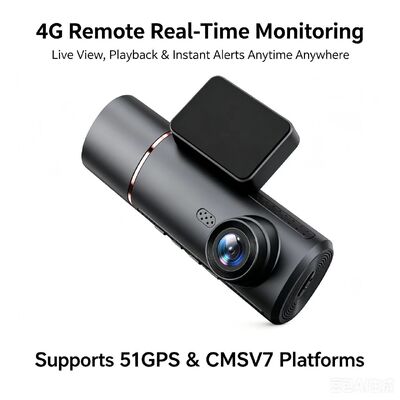 Cámara de tablero AI 4G de 3 canales 4K frontal, ADAS y DMS, seguimiento GPS, monitor de estacionamiento 24 horas al día, 7 días a la semana