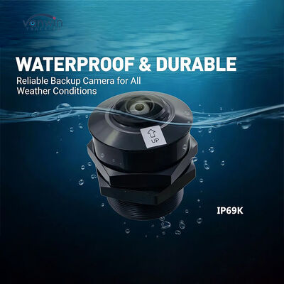 Mini cámara oculta para vehículos 1000TVL CVBS 170° Gran ángulo IP69K cámara de visión lateral de automóvil a prueba de agua