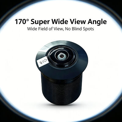 Mini cámara oculta para vehículos 1000TVL CVBS 170° Gran ángulo IP69K cámara de visión lateral de automóvil a prueba de agua