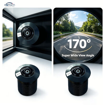 Mini cámara oculta para vehículos 1000TVL CVBS 170° Gran ángulo IP69K cámara de visión lateral de automóvil a prueba de agua