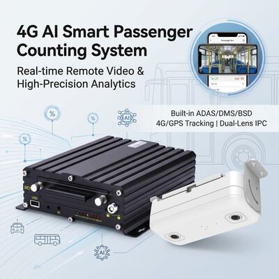 Sistema de conteo de personas del autobús 4G WIFI 98% de precisión MDVR