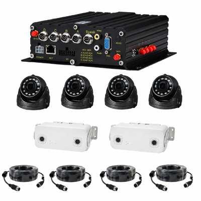Cámara MDVR de conteo de pasajeros de autobús 1080P, contador de personas de autobús binocular 3D, DVR móvil GPS para monitoreo de seguridad y flujo de pasajeros