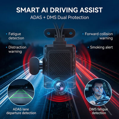 Sistema 4G Dashcam para vehículos comerciales - rastreador WiFi GPS antirrobo con soporte periférico de I/O RS232