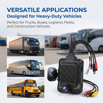 Sistema 4G Dashcam para vehículos comerciales - rastreador WiFi GPS antirrobo con soporte periférico de I/O RS232