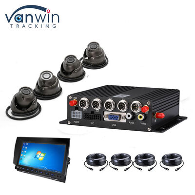 DVR Móvil de 4 Canales con Rastreador GPS y Cámara de Coche 1080P para Sistema de Seguridad de Autobuses