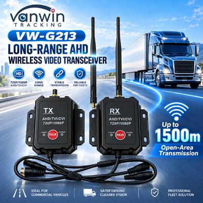 2.4G Transmisor Receptor Inalámbrico AHD Adecuado para Transmisor de Cámara de Camión Autobús Camión Dispositivo Inalámbrico