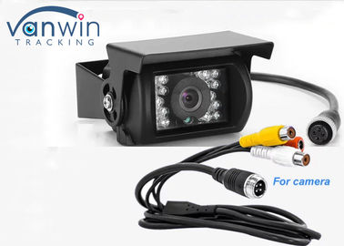 cámara de reserva de la prenda impermeable de 4pin HD para el camión/el autobús/Van con 18 la cámara de reserva de la prenda impermeable de las luces 4pin HD del IR de las PC para el camión
