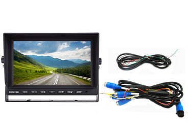 La seguridad monitor del coche de TFT de 360 grados, vídeo del coche de la pantalla de 7 pulgadas supervisa almacenamiento de tarjeta del SD