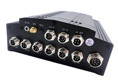 RJ45 4G cámaras analógicas de DVR móvil 4 canales 2.5" grabador de vídeo digital SATA
