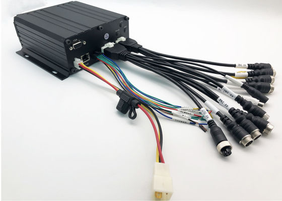 8 canales de GPS WiFi 4G RJ45 1080N Autobús de vehículos móviles DVR cámara de vídeo Kit de grabación de vídeo APP/Web/PC Vista remota de vídeo y pista