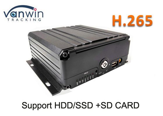 Registrador lleno de Dvr del coche del canal 14W H265 de voltio 4 de HD Rs232 12