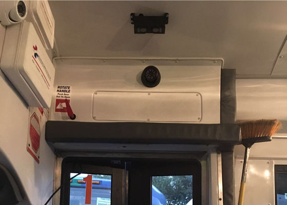 Tipo facial contador automático de la cámara del reconocimiento del contador 4G GPS MDVR del pasajero del autobús