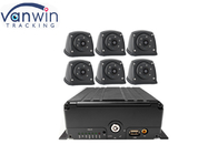 6ch 4G AHD 1080P security camera system connects to phone for vehicles fleet management