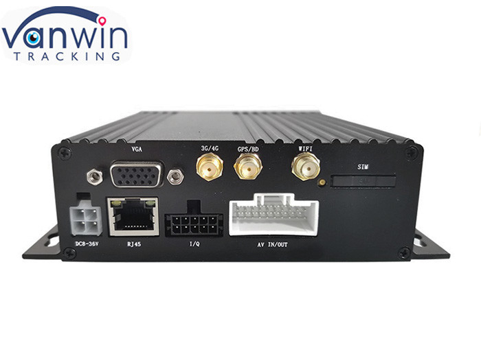 1080P AHD DVR de seguridad de doble SD móvil 4Ch GPS 3g 4g Wifi para la flota de autobuses