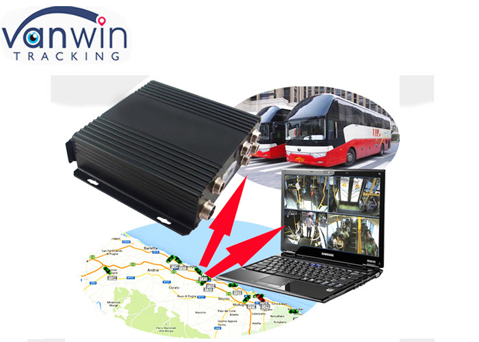 3G 4G Streaming de video en vivo Kit de DVR de vehículo con GPS WIFI SD DVR móvil