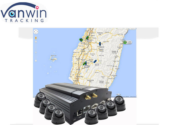 DVR Móvil de 8 Canales con 3G 4G GPS y Soporte de Disco Duro de 2TB para Monitoreo CCTV de Vehículos