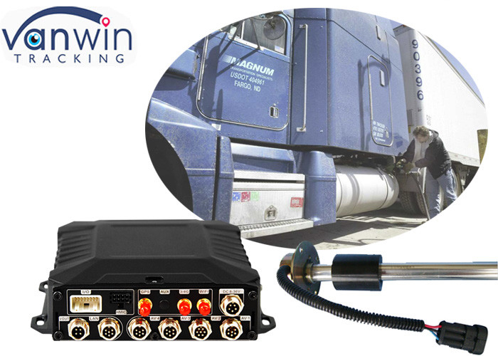 4ch Wifi GPS Vehicle Fuel Tracking HD DVR móvil con fuente de alimentación de 8V-36V y alta capacidad