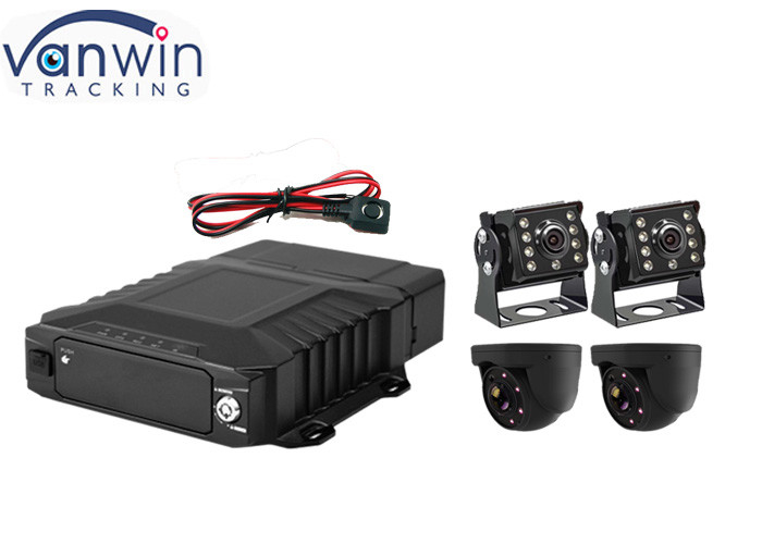 3G 4G GPS WiFi G-sensor opcional 4CH SD HDD Soluciones de DVR móvil
