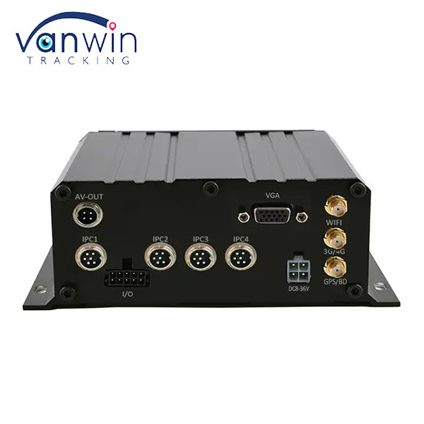 H.264 HDD 1080P 4CH MNVR Autobús de camión remoto 3G 4G GPS WiFi Vehículo de la red de monitoreo NVR móvil