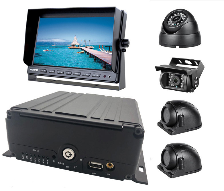 Sistema de DVR móvil de 4 canales 1080P H.265 HDD AHD Video grabador de DVR de vehículo de automóvil para para camión autobús autocaravana