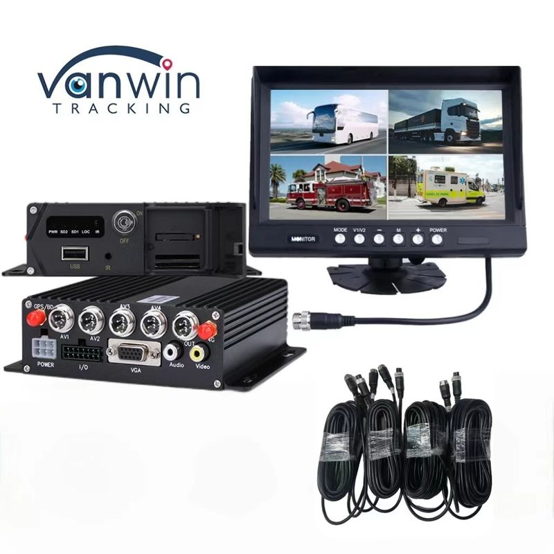 Smart 4CH/8CH H.265 SD 1080P DVR móvil para búsqueda de video y rango de temperatura de -20C a 70C