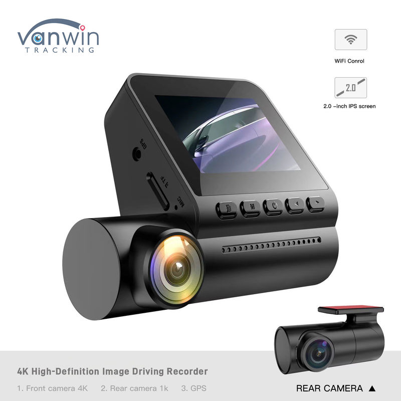 Grabadora de imágenes de conducción de alta definición 4K 1080P Soporte WiFi GPS Grabadora de taxis Cámara