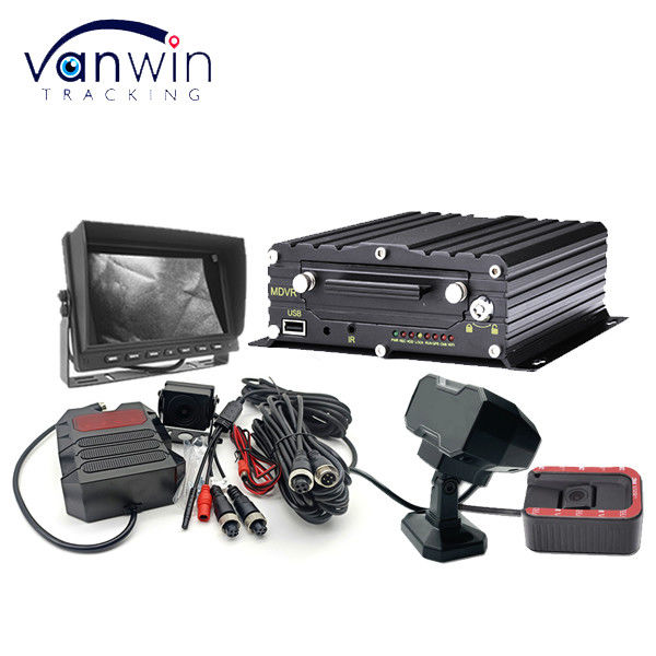 4CH 1080P SD MDVR Monitoreo y seguimiento en tiempo real 4G AI ADAS DMS DVR móvil para autobuses y camiones Sistema de CCTV