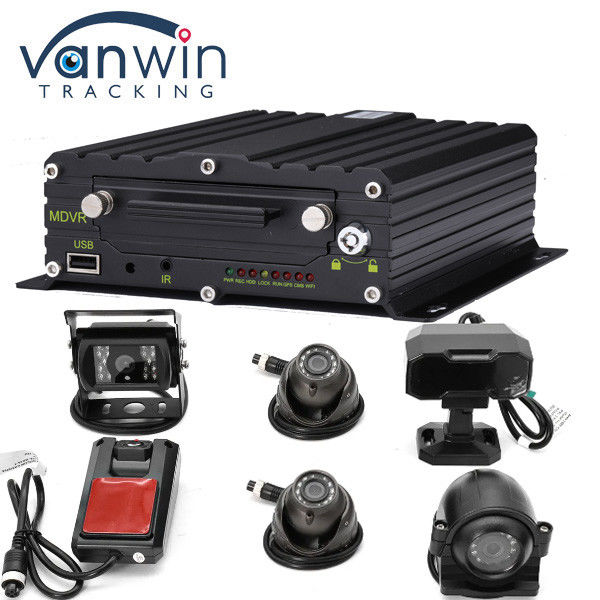 Sistema ADAS DMS de 8 canales Full HD 1080P AI MDVR con 8 cámaras AHD para autobuses y camiones