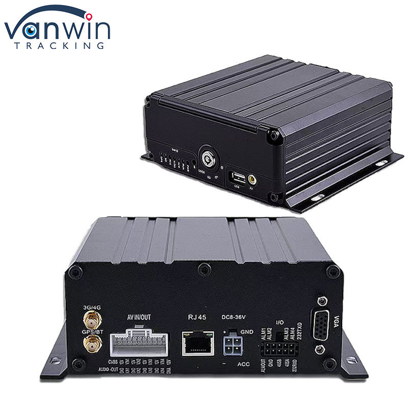 1080P H.264 AHD 256GB 4CH Car Mobile DVR GPS Tarjeta SD Autobús Camión Grabador de automóviles