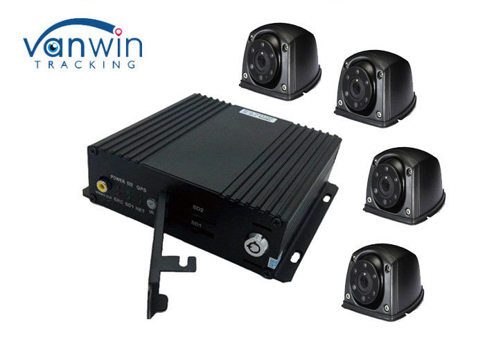 vehículo DVR AHD 720P de la tarjeta de 128G SD que supervisa GPS que sigue el video DVR