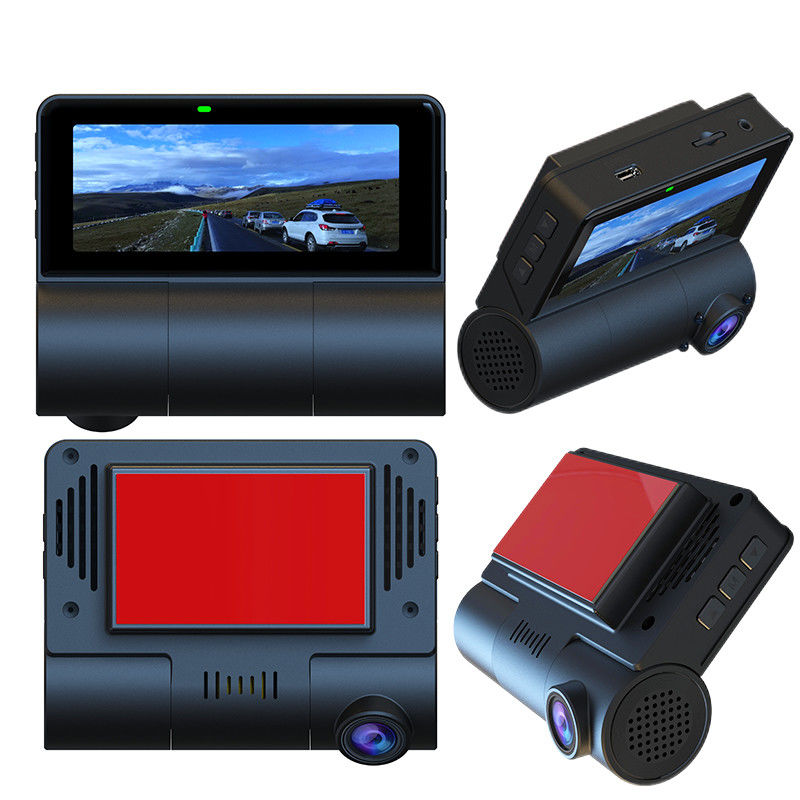 WiFi GPS Car Recorder Dual Recording Invisible 1080P Car Dash Camera con lente F/NO 1.60