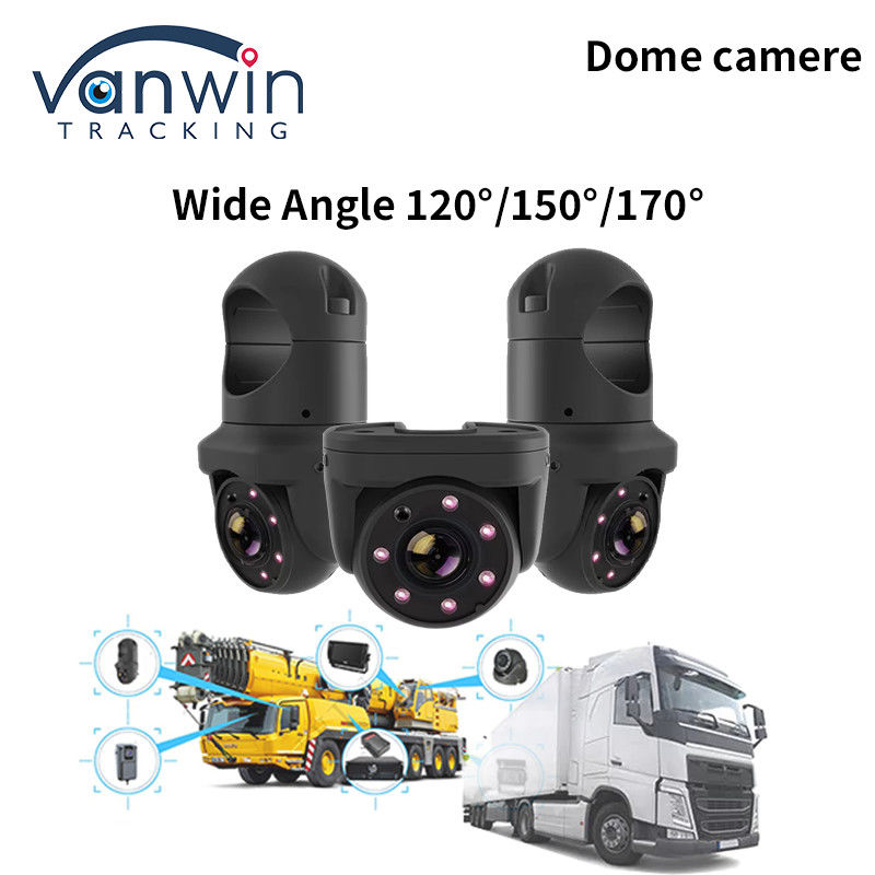 Mini AHD 6 luces IR IP69K cámara de domo de coche a prueba de agua para camión autobús con supervisión nocturna