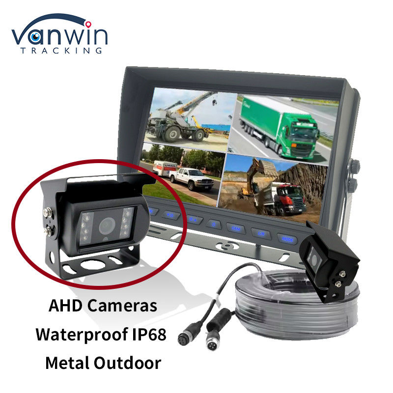 Super Gran Ángulo IP68 1080P AHD Cámara de vigilancia de automóviles para autobuses, camiones, remolques de furgonetas y vehículos