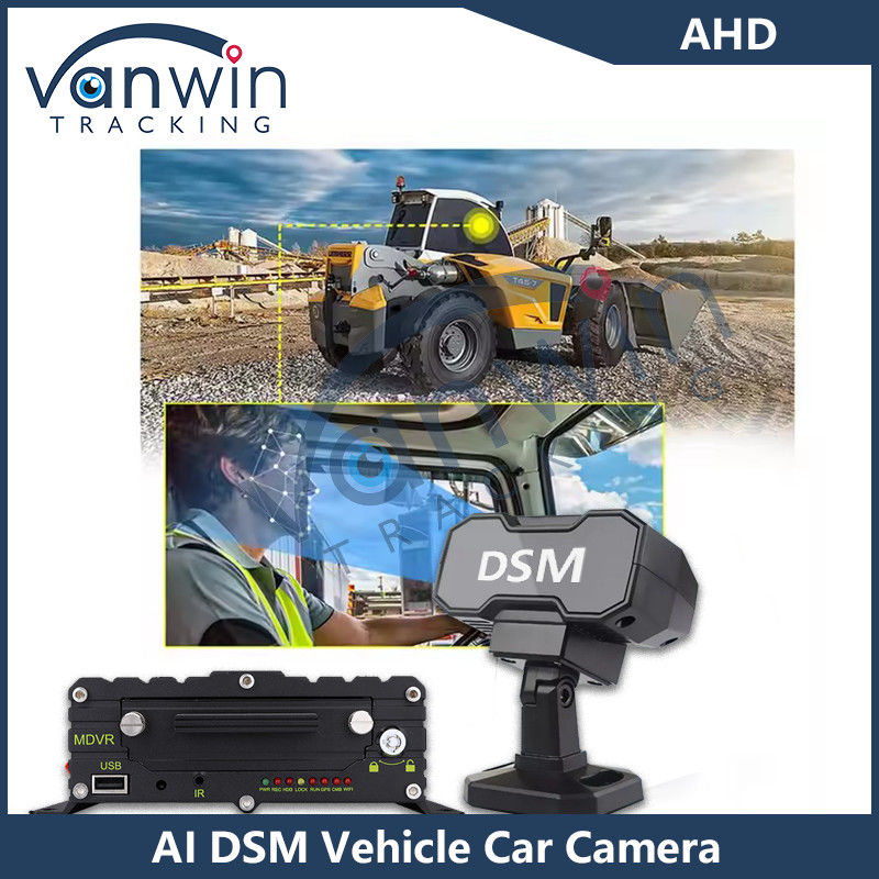 DMS 4G GPS Full HD Monitoreo Camión Cámara de fatiga Material de seguridad contra el sueño Conductor