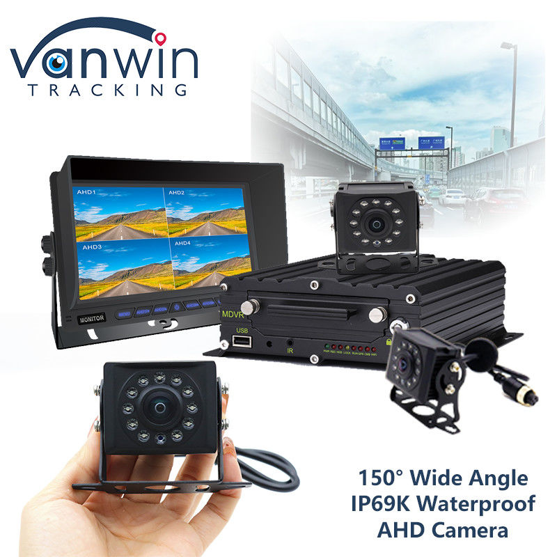 Seguridad IP69K AHD Cámara de seguridad 12 IR de visión nocturna de visión trasera Vehículo de automóvil Cámara de seguridad de circuito cerrado