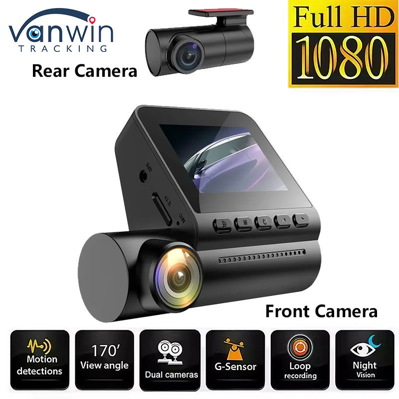 Full HD 4K Dash Cam Grabadora de video de doble lente con visión nocturna Monitor de estacionamiento Dashcam