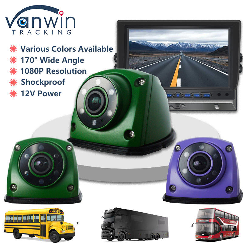IP69 1080P cámara de coche AHD cámara lateral con 6pcs luces IR cámara de visión nocturna súper