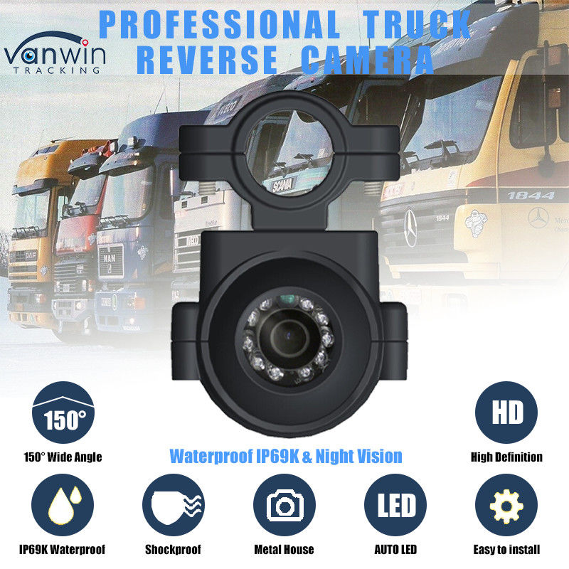 AHD 1080P IP69K cámara de visión lateral con visión nocturna de vehículo cámara de circuito cerrado para autobús y camión